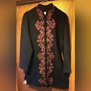 Coldwater Creek Embroided Jacket. Large